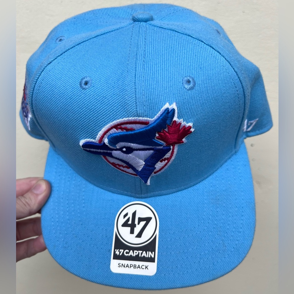 Baby Blue Toronto Blue Jays 1991 All Star Game Cooperstown Snapback Hat - Picture 3 of 12
